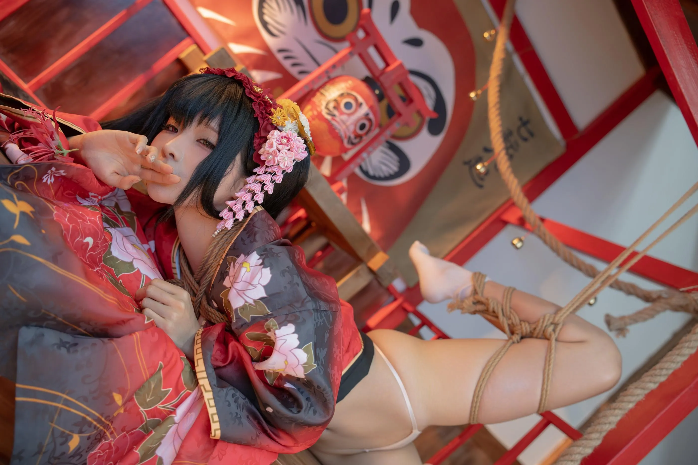 蠢沫沫 – NO.304 狂三和服cos-狂三 正片 [147P]插图2